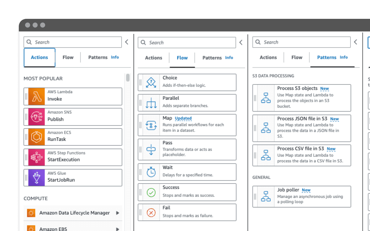 AWS mockup