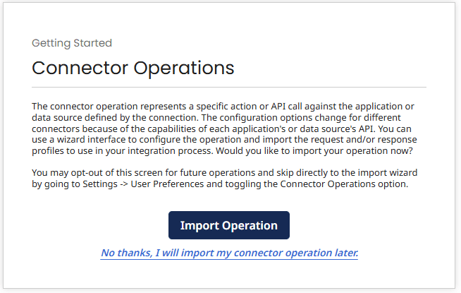 Connector Operation