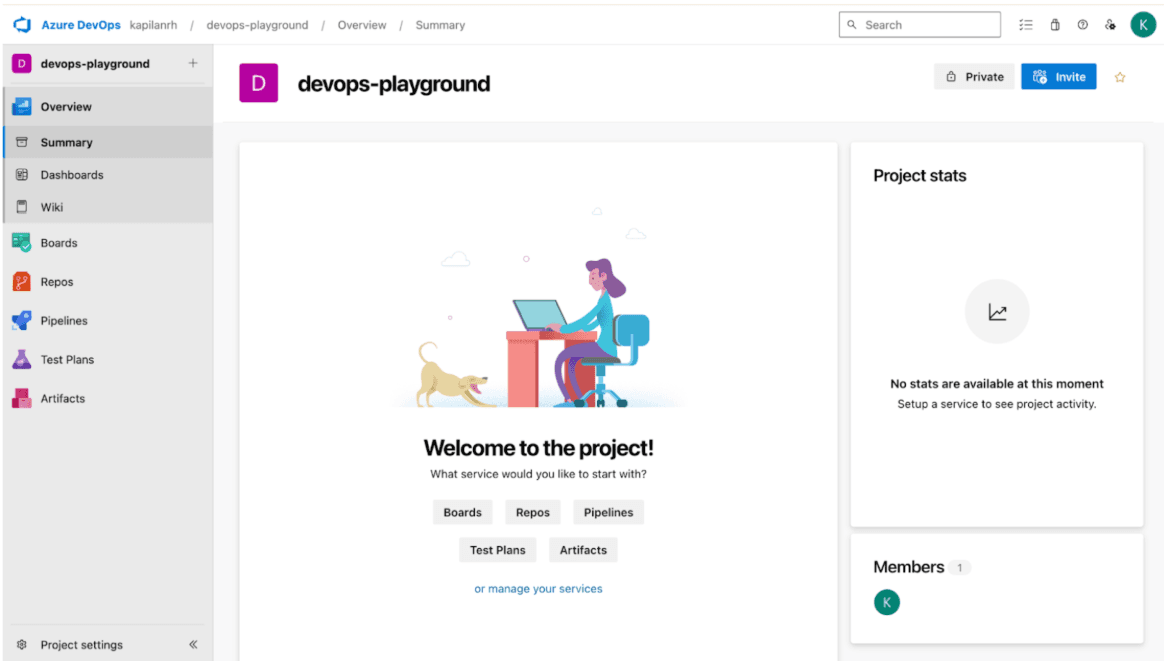 Azure DevOps account