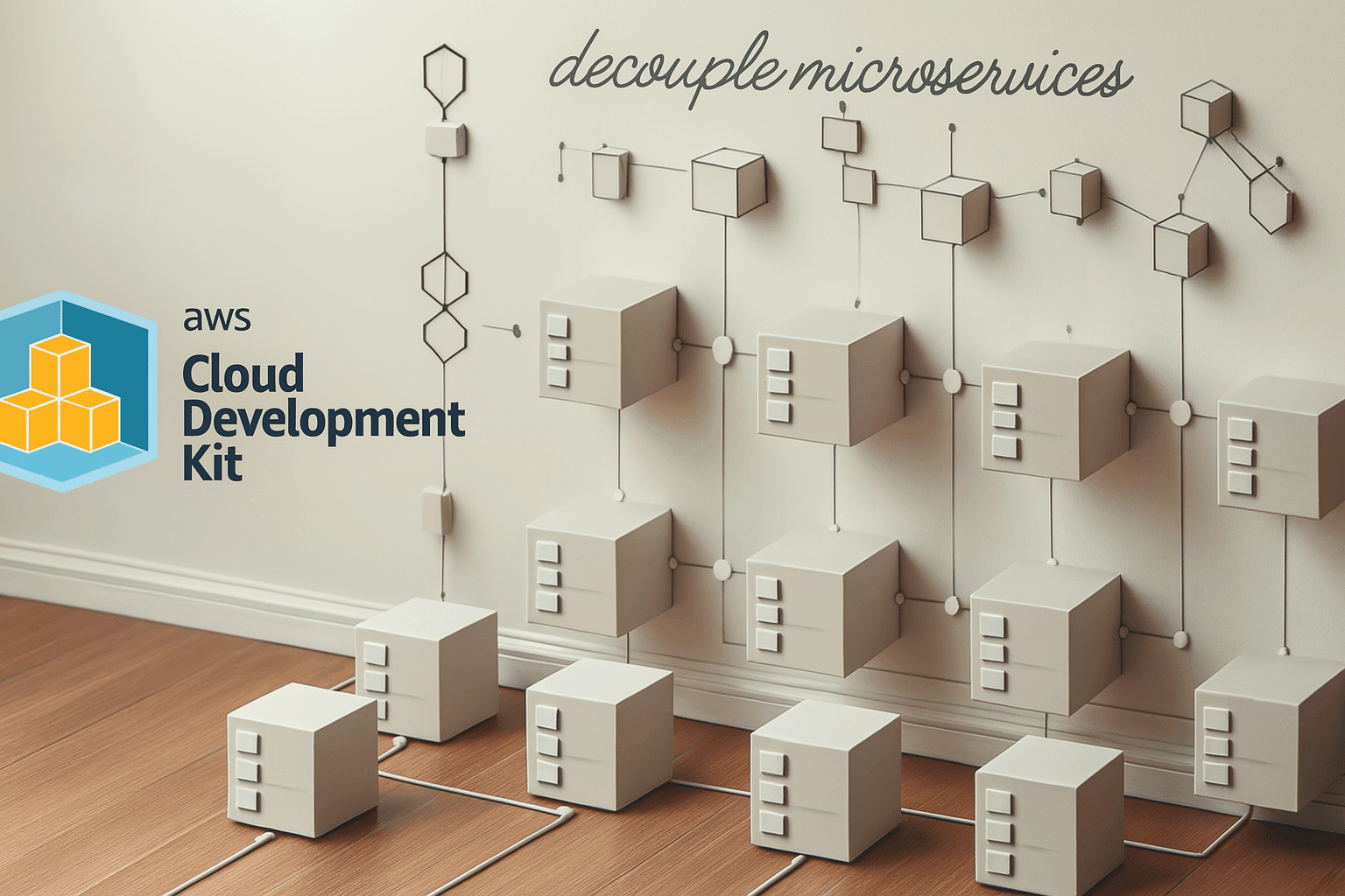 decouple microservices using AWS Cloud Development Kit (CDK)